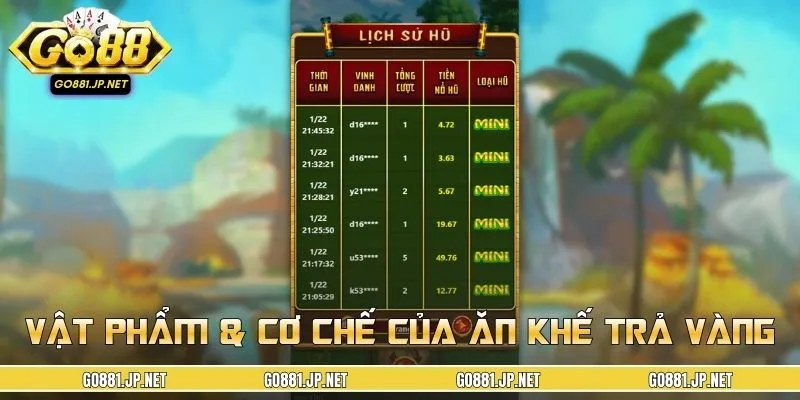 Những vật phẩm thường thấy trong game